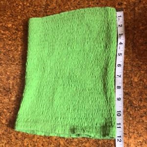 Lime Green Tube Top Vintage A. Brod